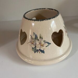 Floral Ceramic Candle Holder